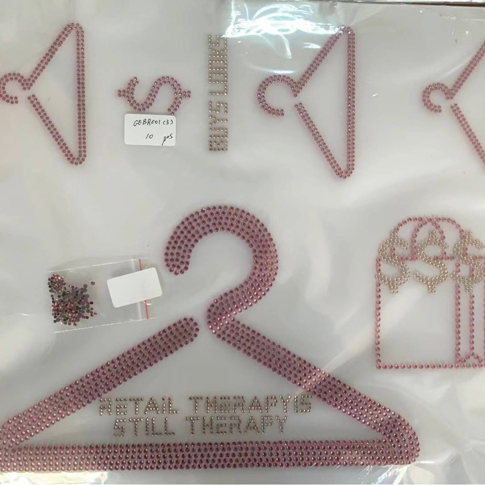 Rhinestone heat transfers